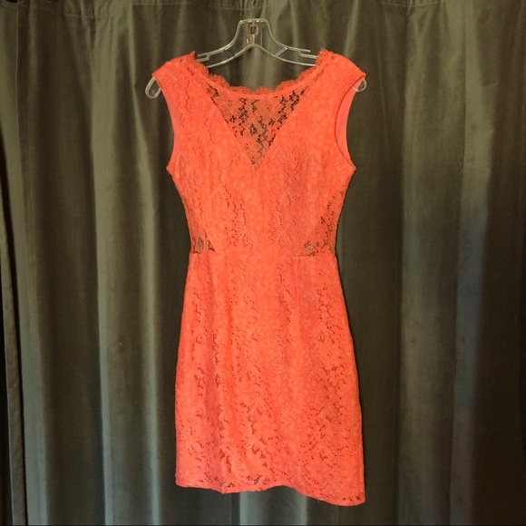 Dolce Vita coral lace dress - Picture 8 of 14